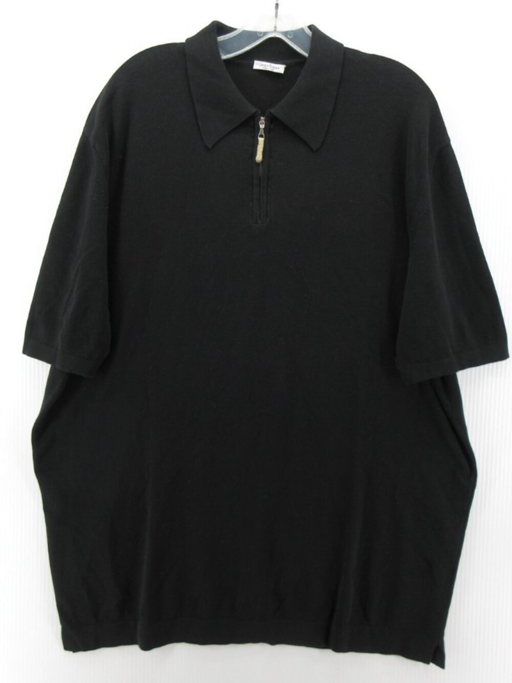 Gran Sasso Sweater XL Polo 1/4 Zip Pullover Quiet Luxury Italy 56